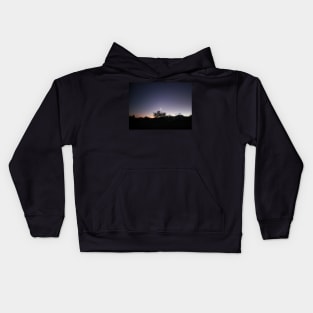 Peaceful Evening Sky Kids Hoodie